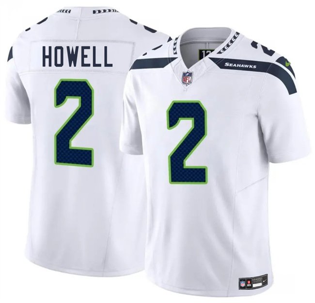 White Seattle Seahawks #2 Sam Howell 2025 F.U.S.E. Vapor Limited Stitched Football Jersey - SSR65
