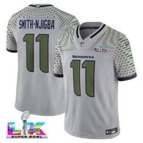 [Collection] Seattle Seahawks Nike 2025 Rivalries Collection Limited Jersey - Wolf Gray - SSR01