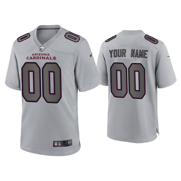 Grey Arizona Cardinals Active Player Custom Atmosphere Fashion Stitched Game Jersey - ACJ239