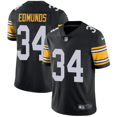 Nike Steelers #34 Terrell Edmunds Black Alternate Stitched NFL Vapor Untouchable Limited Jersey - PSJ791