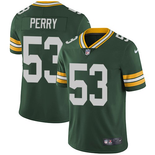Nike Packers #53 Nick Perry Green Team Color Stitched NFL Vapor Untouchable Limited Jersey - GBJ496