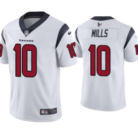 White Houston Texans #10 Davis Mills Vapor Untouchable Limited Stitched Jersey - HTJ150