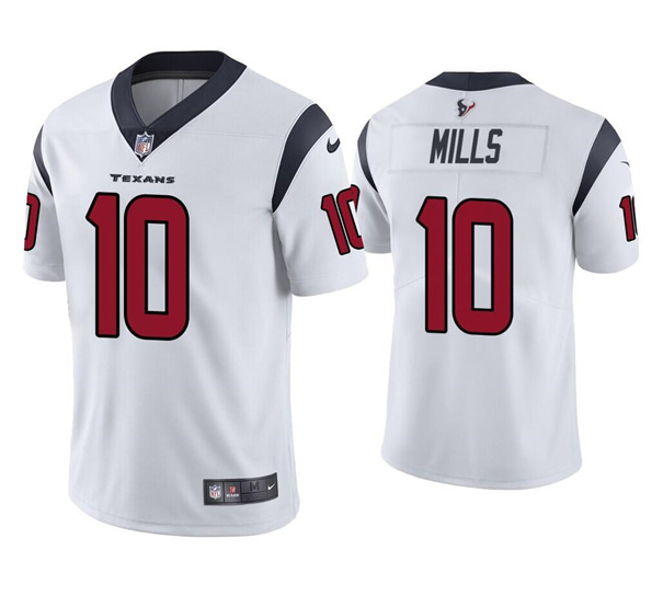White Houston Texans #10 Davis Mills Vapor Untouchable Limited Stitched Jersey - HTJ150