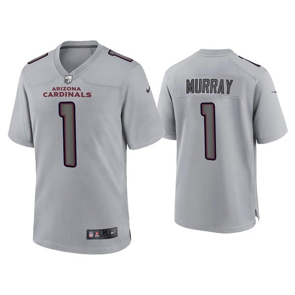 Grey Arizona Cardinals #1 Kyler Murray Atmosphere Fashion Stitched Game Jersey - ACJ318
