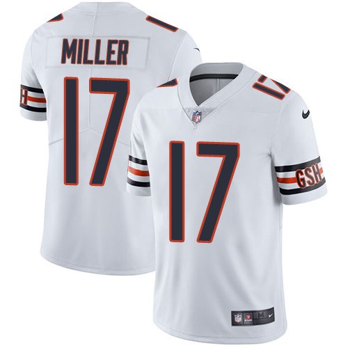 Nike Bears #17 Anthony Miller White Stitched NFL Vapor Untouchable Limited Jersey - CBJ649
