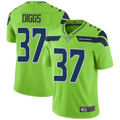 Nike Seahawks #37 Quandre Diggs Green Stitched NFL Limited Rush Jersey