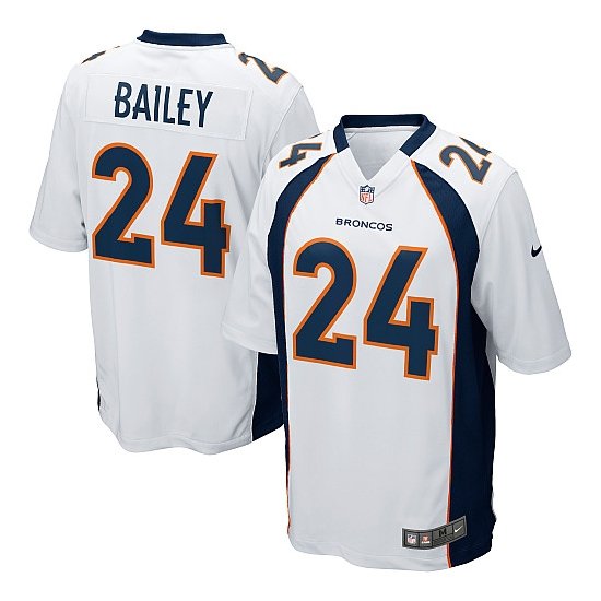 White Denver Broncos #24 Champ Bailey Vapor Untouchable Limited Stitched Jersey