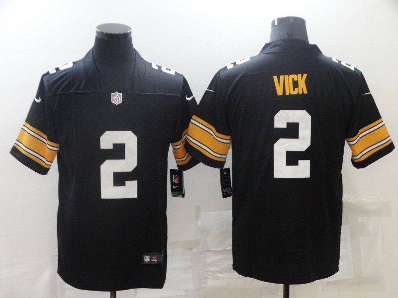Black Pittsburgh Steelers #2 Michael Vick Limited Stitched Jersey - PSJ831