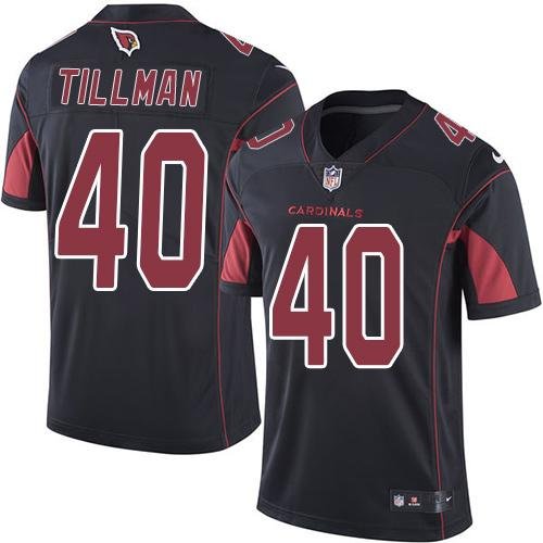 Nike Cardinals #40 Pat Tillman Black Stitched NFL Limited Rush Jersey - ACJ285