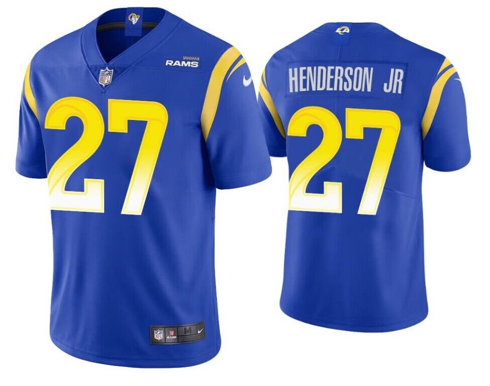 Royal Los Angeles Rams #27 Darrell Henderson Jr. Vapor Untouchable Stitched Football Jersey - LAR121