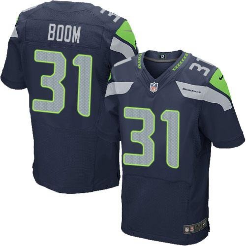 Nike Seahawks #31 Kam Chancellor Steel Blue Team Color Stitched NFL Legion of Boom Elite Jersey