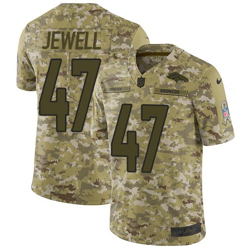 Nike Broncos #47 Josey Jewell Camo Stitched NFL Limited 2018 Salute To Service Jersey