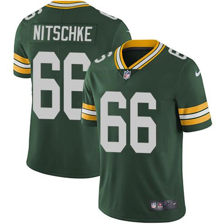 Green Green Bay Packers #66 Ray Nitschke Vapor Untouchable Limited Stitched Jersey - GBJ430