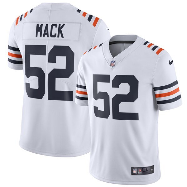 Nike Bears #52 Khalil Mack White 2019 Alternate Classic Stitched NFL Vapor Untouchable Limited Jersey - CBJ113