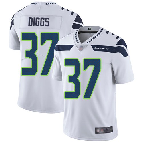 Nike Seahawks #37 Quandre Diggs White Stitched NFL Vapor Untouchable Limited Jersey