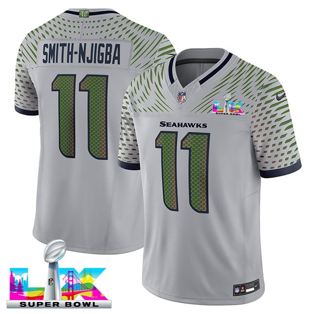 [All Players] Limited Seattle Seahawks Rivalries Jersey With Super Bowl LX Patch - All Stitched - SSR01