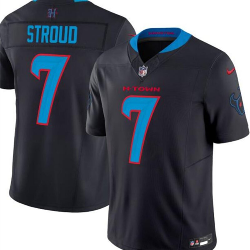 Black Houston Texans #7 C.J. Stroud 2024 Vapor F.U.S.E. Limited Stitched Jersey - HTJ393