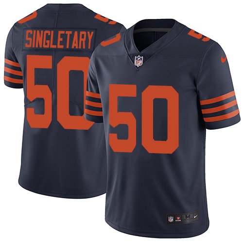 Nike Bears #50 Mike Singletary Navy Blue Alternate Stitched NFL Vapor Untouchable Limited Jersey - CBJ517