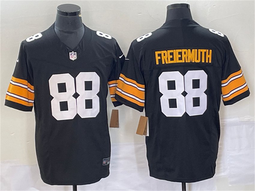 Black Pittsburgh Steelers #88 Pat Freiermuth 2023 F.U.S.E. Vapor Limited Stitched Jersey - PSJ160