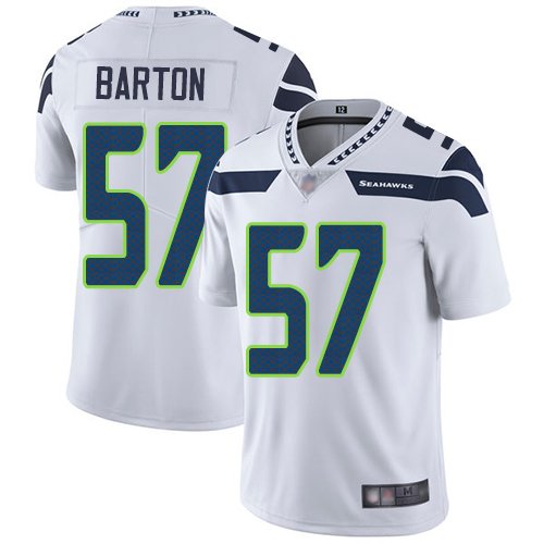 Nike Seahawks #57 Cody Barton White Stitched NFL Vapor Untouchable Limited Jersey