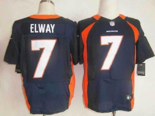 Nike Broncos #7 John Elway Navy Blue Alternate Stitched NFL Elite Jersey