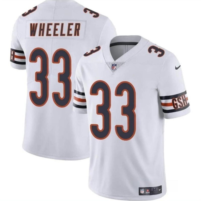 White Chicago Bears #33 Ian Wheeler Vapor Stitched Football Jersey - CBJ53