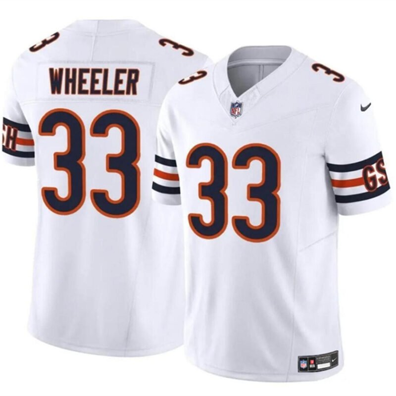 White Chicago Bears #33 Ian Wheeler 2023 F.U.S.E. Vapor Stitched Football Jersey - CBJ402