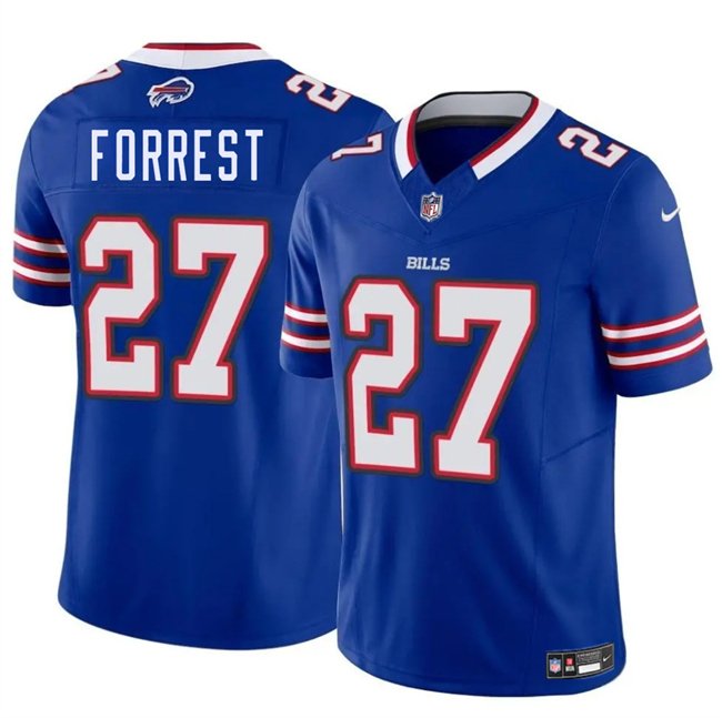 Blue Buffalo Bills #27 Darrick Forrest 2025 F.U.S.E. Vapor Untouchable Limited Stitched Football Jersey - BBN24