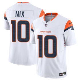 Denver Broncos White 2025 F.U.S.E. Vapor Limited Stitched Football Jersey - DBJ01
