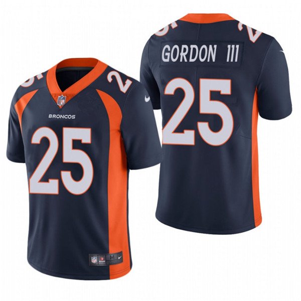 Navy Denver Broncos #25 Melvin Gordon III Vapor Untouchable Limited Stitched Jersey