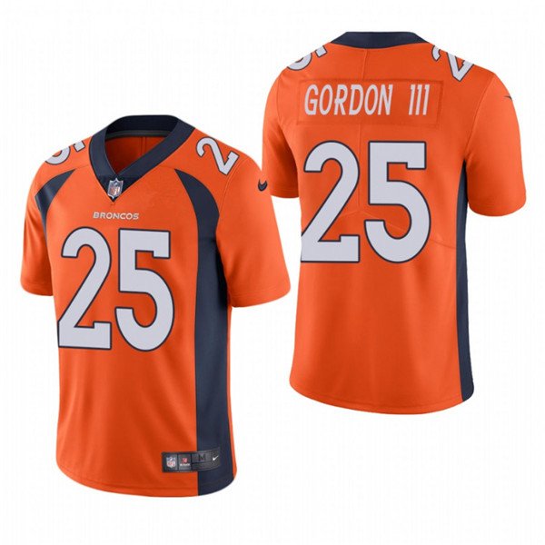 Orange Denver Broncos #25 Melvin Gordon III Vapor Untouchable Limited Stitched Jersey