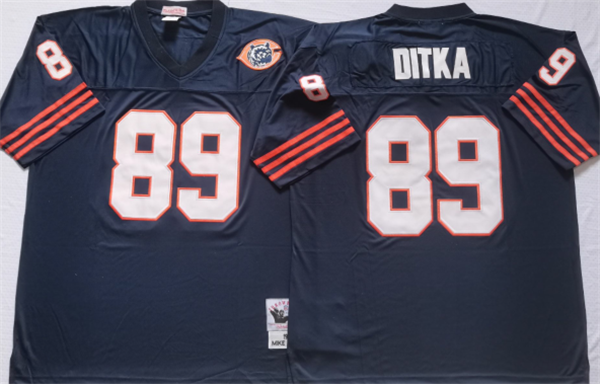 Navy Chicago Bears #89 DITKA Limited Stitched Jersey - CBJ413