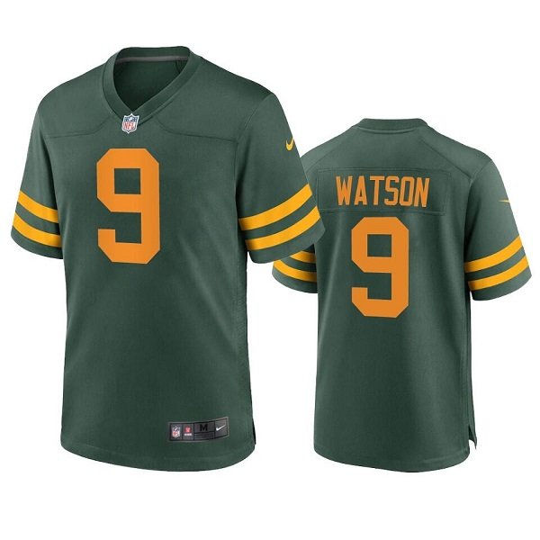 Green Green Bay Packers #9 Christian Watson Stitched Football Jersey - GBJ223