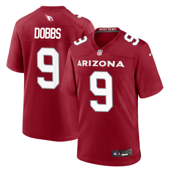 Red Arizona Cardinals #9 Joshua Dobbs 2023 Stitched Game Football Jersey - ACJ54