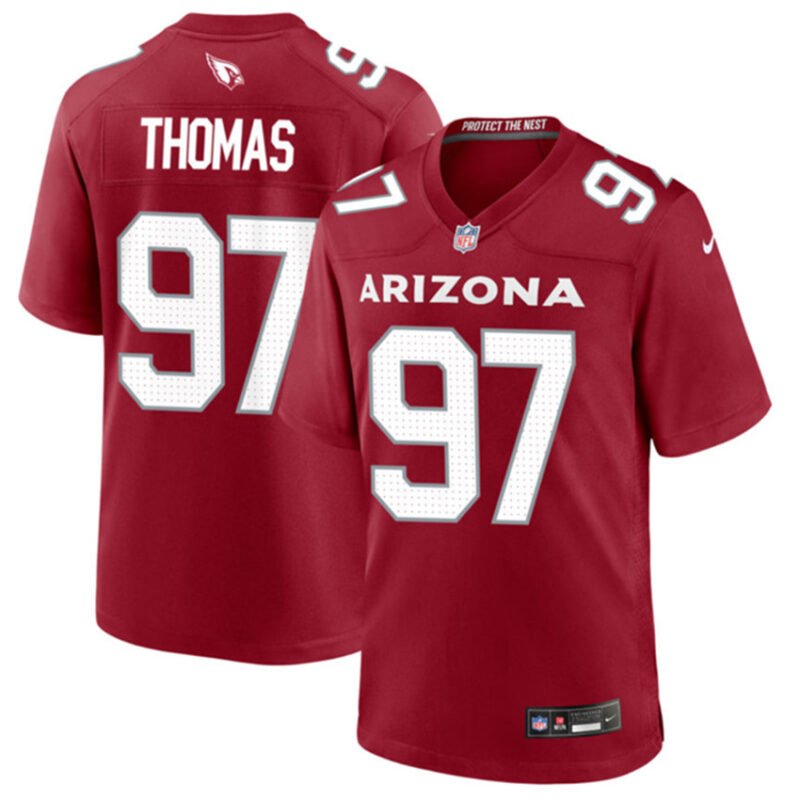 Red Arizona Cardinals #97 Cameron Thomas 2023 Stitched Game Football Jersey - ACJ229