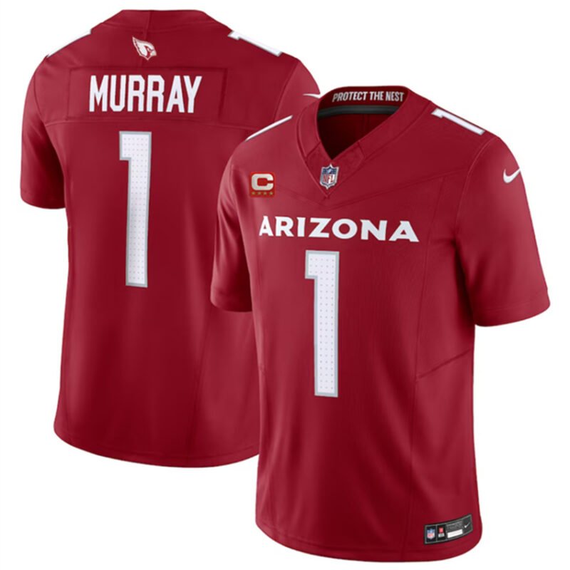 Red Arizona Cardinals #1 Kyler Murray 2023 F.U.S.E. With 4-Star C Patch Vapor Untouchable F.U.S.E. Limited Stitched Football Jersey - ACJ227