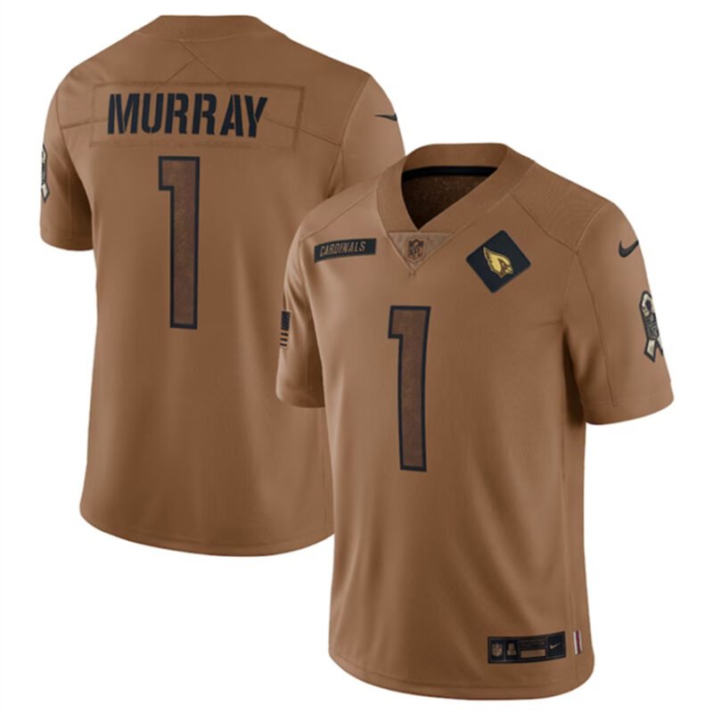 Brown Arizona Cardinals #1 Kyler Murray 2023 Salute To Service Limited Stitched Football Jersey - ACJ328