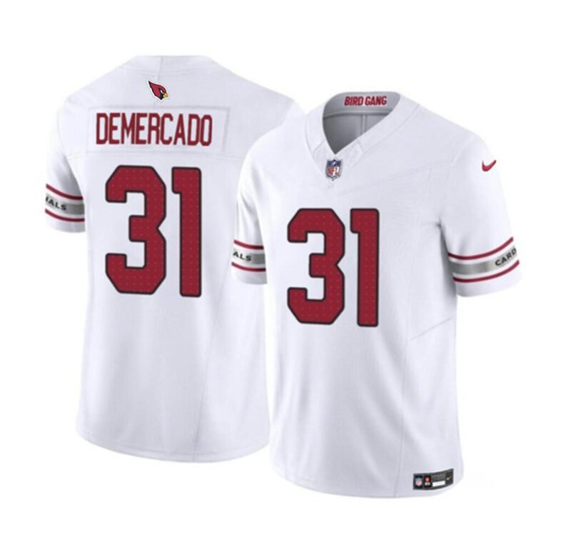 White Arizona Cardinals #31 Emari Demercado 2023 F.U.S.E. Vapor Untouchable Limited Stitched Football Jersey - ACJ109