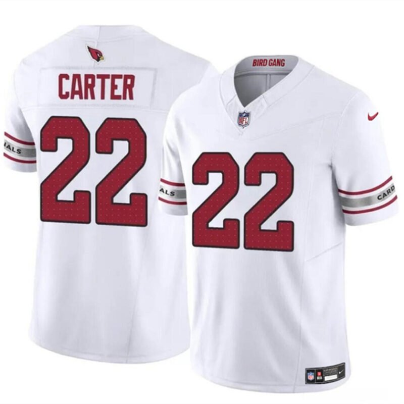White Arizona Cardinals #22 Michael Carter 2023 F.U.S.E. Vapor Untouchable Limited Stitched Football Jersey - ACJ199
