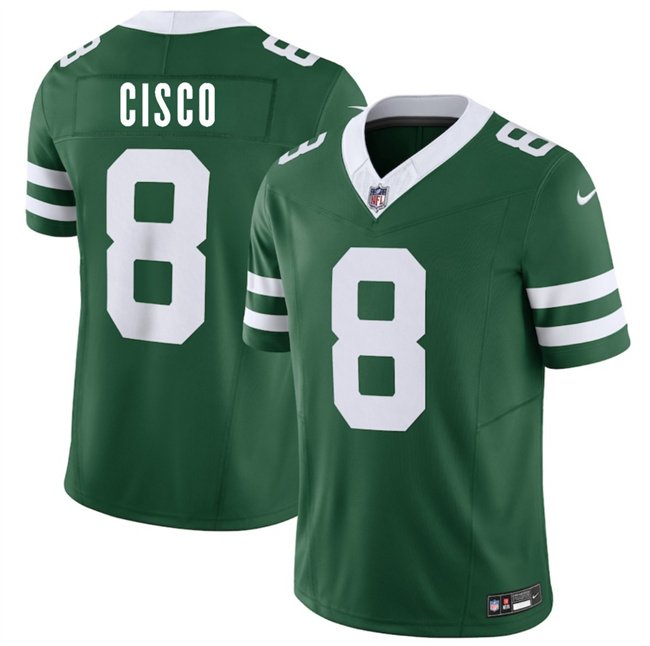 Green New York Jets #8 Andre Cisco 2025 F.U.S.E. Vapor Untouchable Limited Stitched Jersey - NYJ26