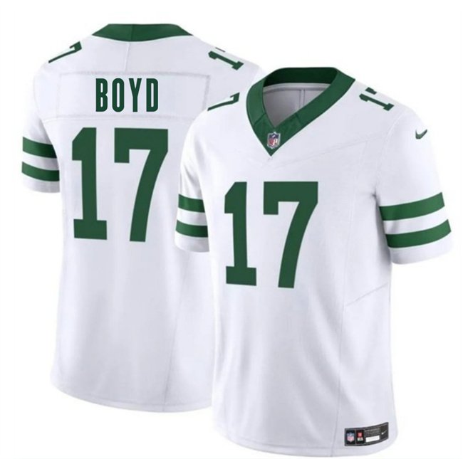 White New York Jets #17 Kris Boyd 2025 F.U.S.E. Vapor Untouchable Limited Stitched Jersey - NYJ34