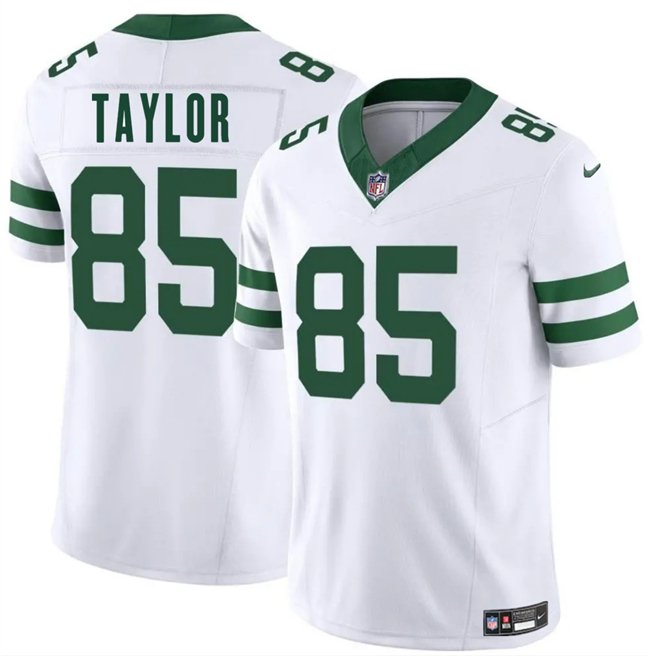 White New York Jets #85 Mason Taylor 2025 Draft F.U.S.E. Vapor Untouchable Limited Stitched Jersey - NYJ06