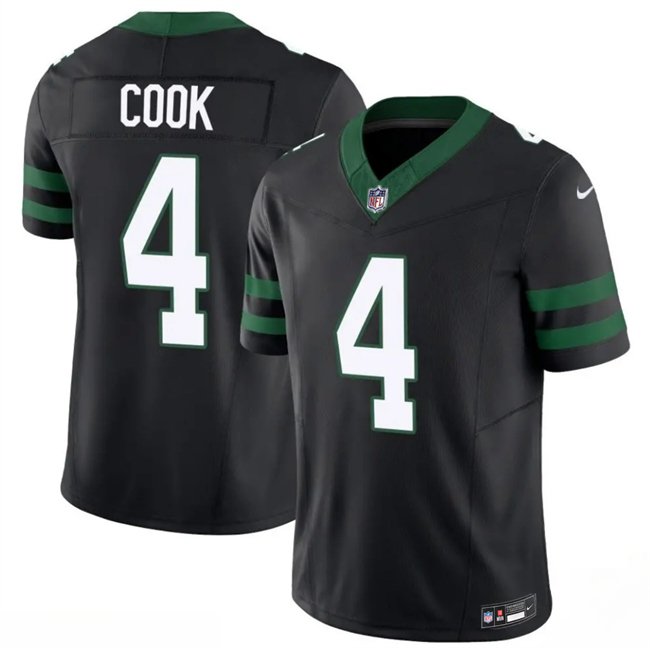 Black New York Jets #4 Brady Cook 2025 F.U.S.E. Vapor Untouchable Limited Stitched Jersey - NYJ31