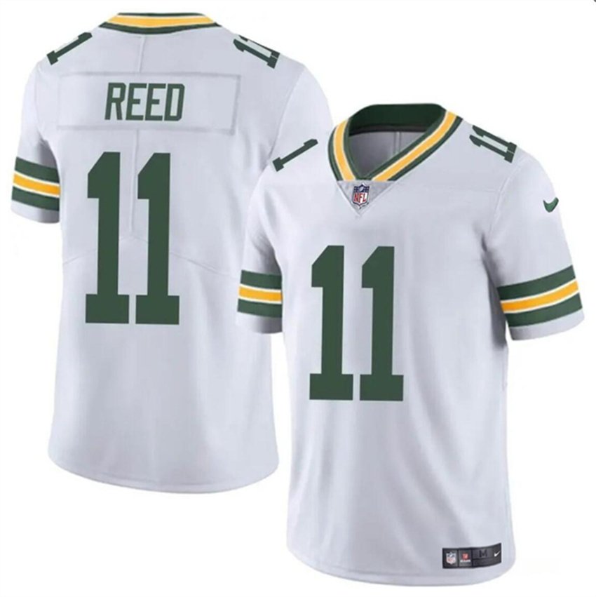 White Green Bay Packers #11 Jayden Reed Vapor Untouchable Stitched Jersey - GBJ133
