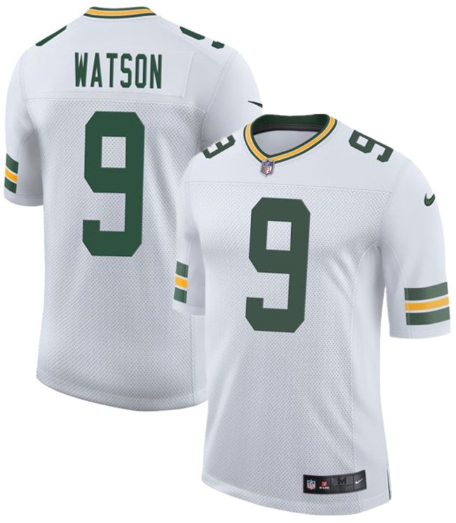 White Green Bay Packers #9 Christian Watson 2025 New Vapor Untouchable Limited Stitched Football Jersey - GBJ519