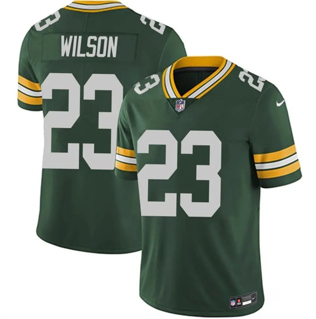 Green Green Bay Packers #23 Emanuel Wilson 2025 Vapor Untouchable Limited Stitched Football Jersey - GBJ97