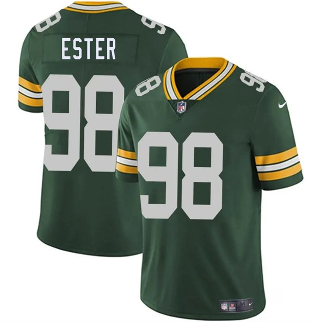 Green Green Bay Packers #98 James Ester 2025 Vapor Untouchable Limited Stitched Jersey - GBJ492