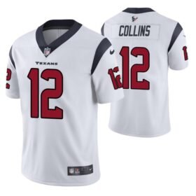 White Houston Texans #12 Nico Collins Vapor Untouchable Limited Stitched Jersey - HTJ98