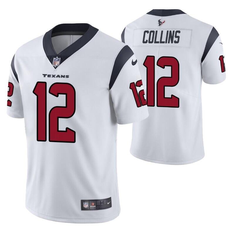 White Houston Texans #12 Nico Collins Vapor Untouchable Limited Stitched Jersey - HTJ98