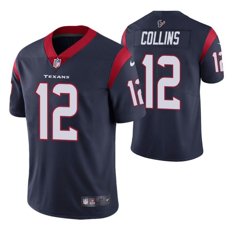 Navy Houston Texans #12 Nico Collins Vapor Untouchable Limited Stitched Jersey - HTJ169